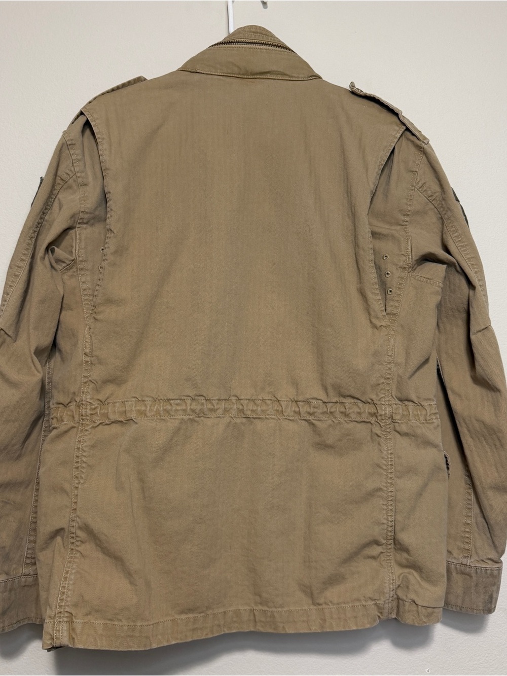 Polo Ralph Lauren Denim Supply Military Army Desert Hooded Field Jacket Medium - Picture 7 of 8